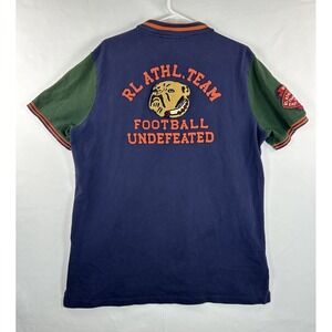 Polo Ralph Lauren P Wing Polo Shirt Large Undefeated Football Bulldog NYC 1959